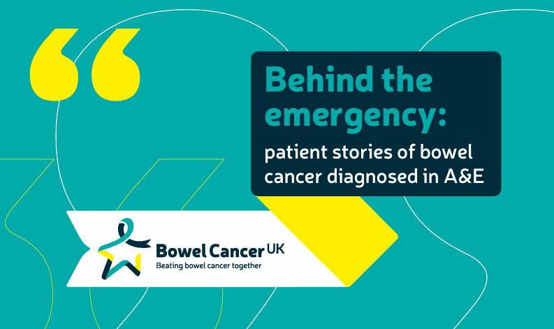 Behind the emergency: patient stories of bowel cancer diagnosis